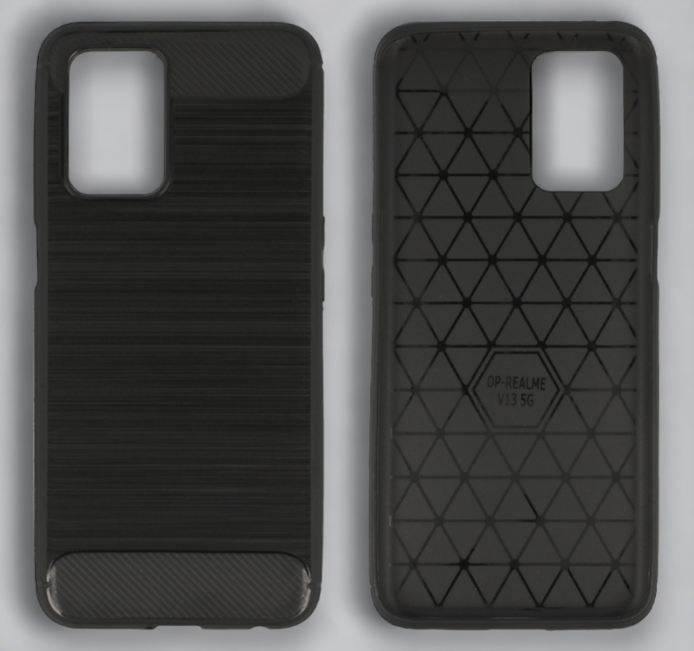 Ovitek "Carbon lite" za Realme 8 5G - Črna – Infostyle
