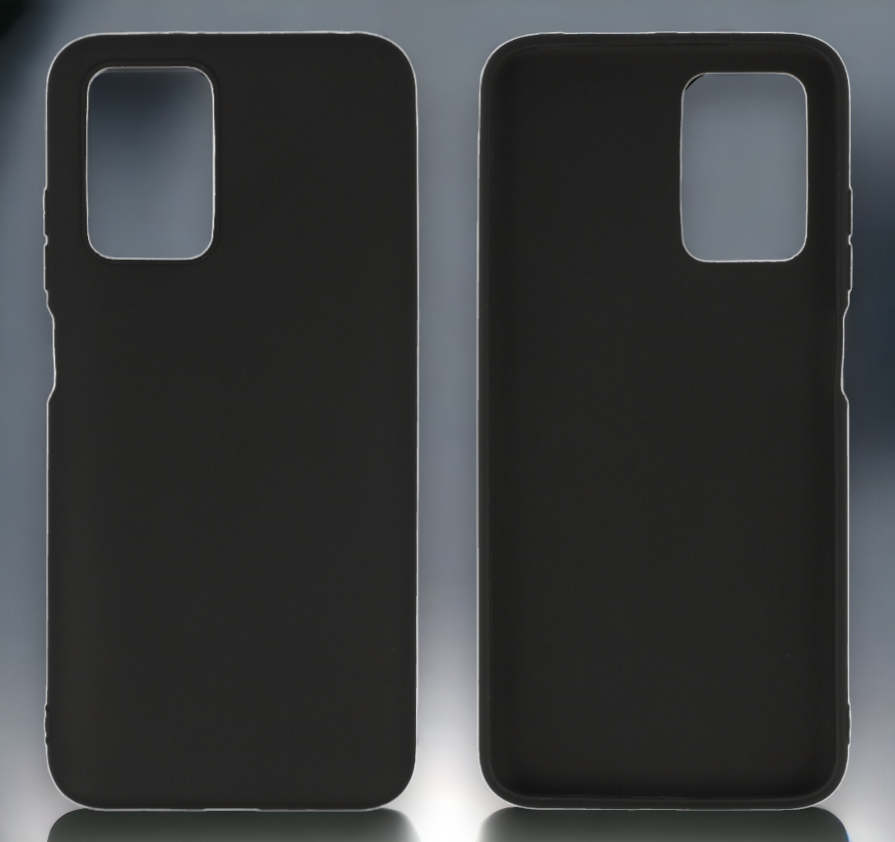 Silikonski ovitek "matt" za Xiaomi Redmi 10 - Črna – Infostyle