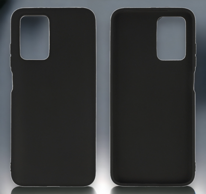 Silikonski ovitek "matt" za Xiaomi Redmi 10 - Črna – Infostyle