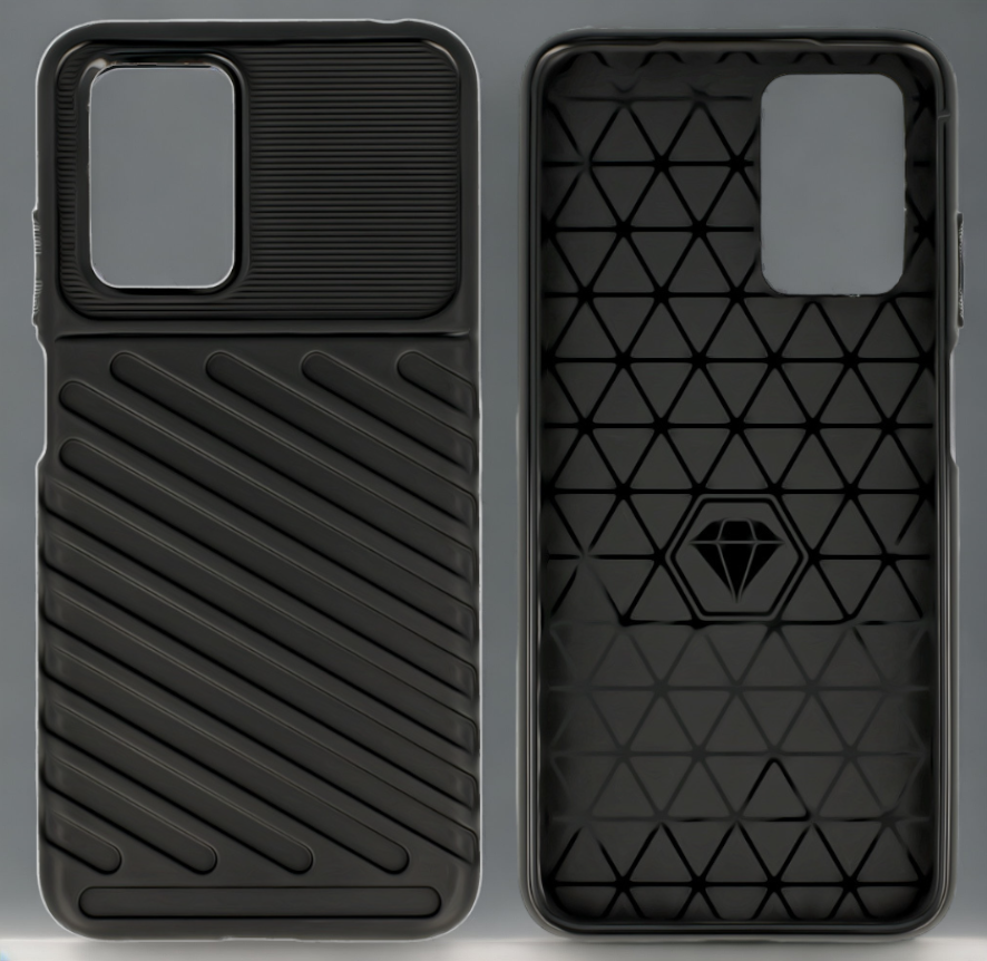 Ovitek "Thunder" za Xiaomi Redmi 10 - Črna – Infostyle