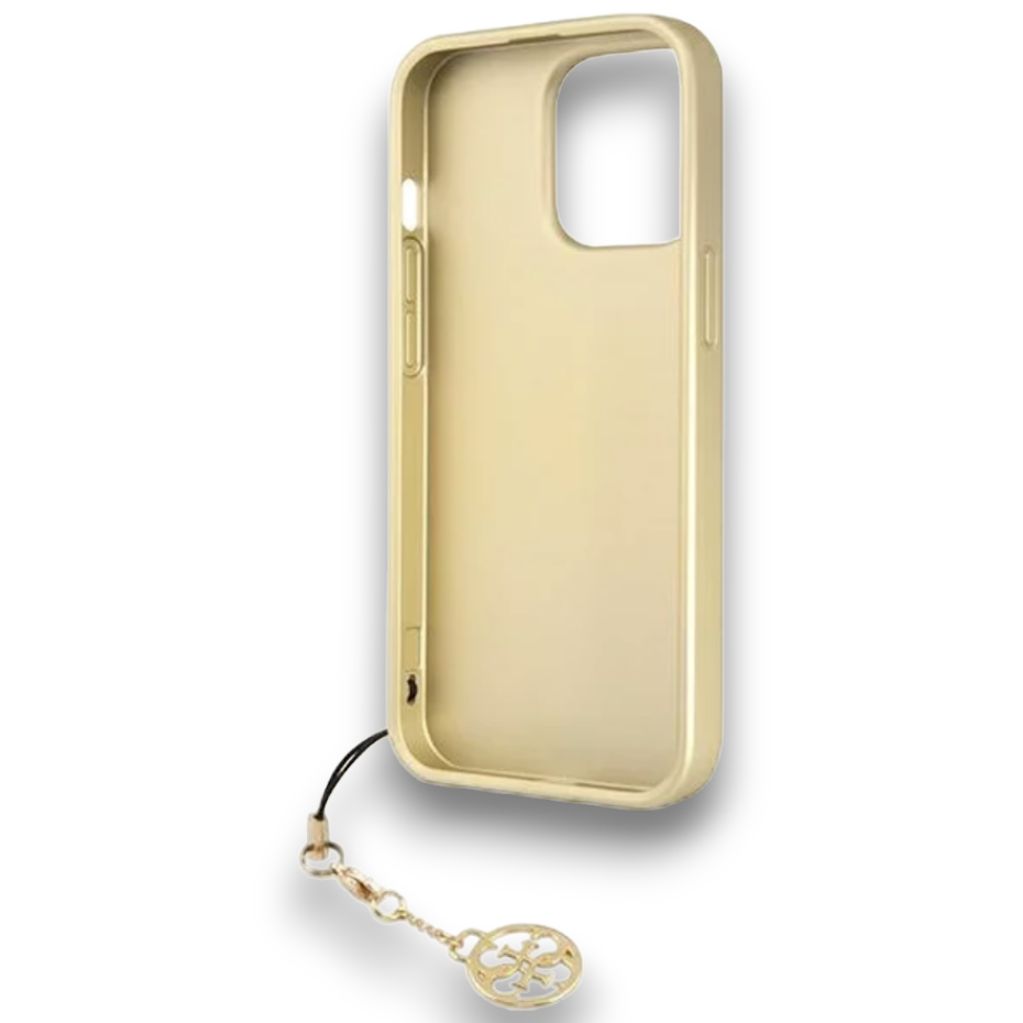 Ovitek Guess "brown charms" za iPhone 13/13 Pro (GUHCP13LGF4GBR)