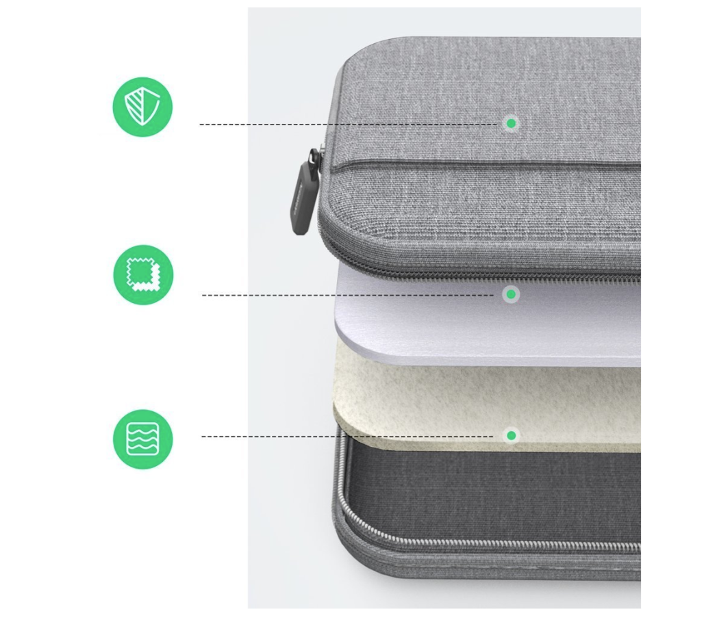 Torba za prenosni računalnik 13'' - 13,9'' - Siva – Ugreen