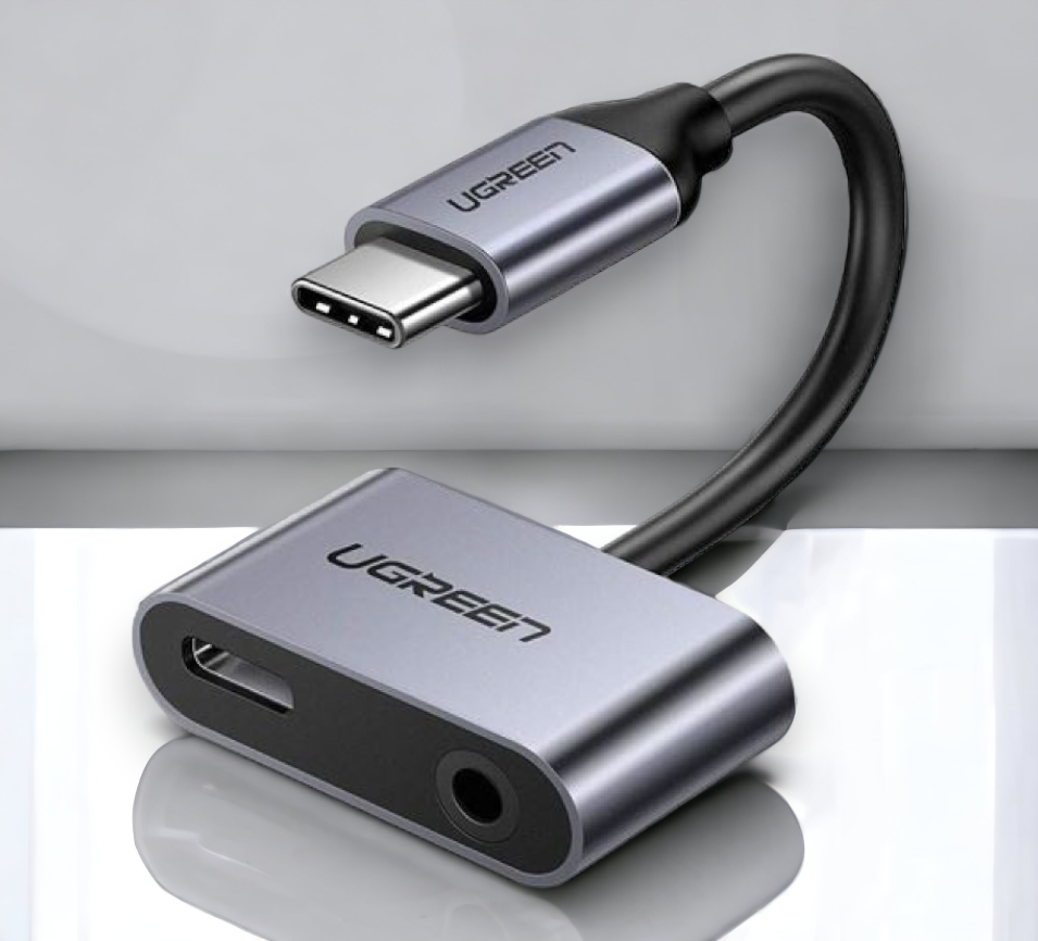 Adapter USB C, jack - USB C – Ugreen