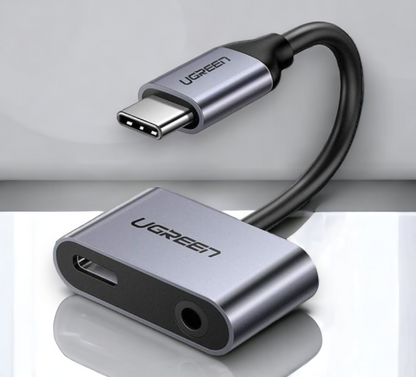 Adapter USB C, jack - USB C – Ugreen