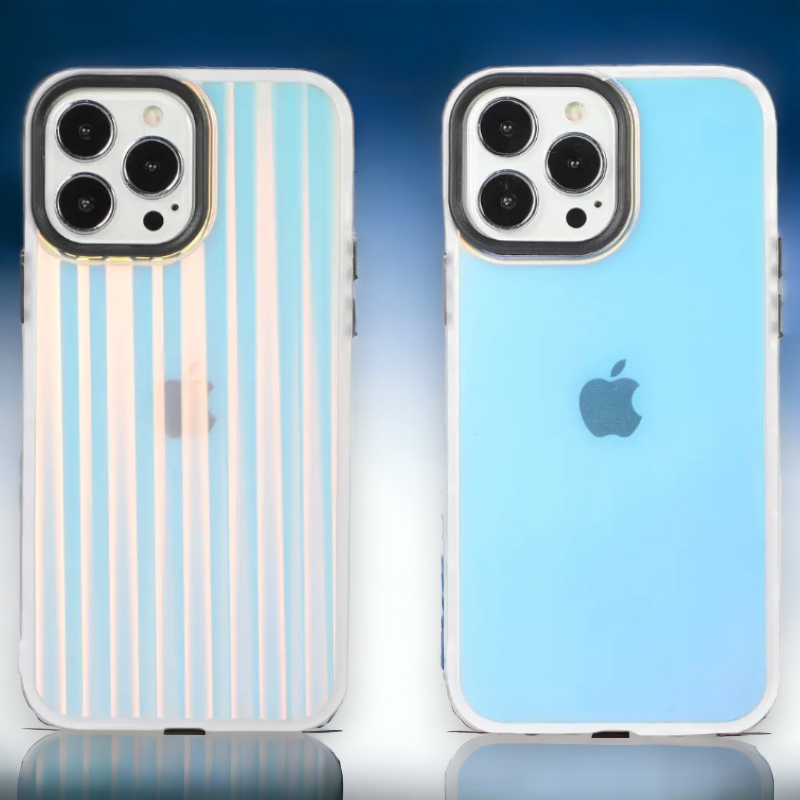 Silikonski ovitek "Holo" za iPhone 12 Pro Max - Črna – Infostyle – Črna / Stil 1 / TPU silikon