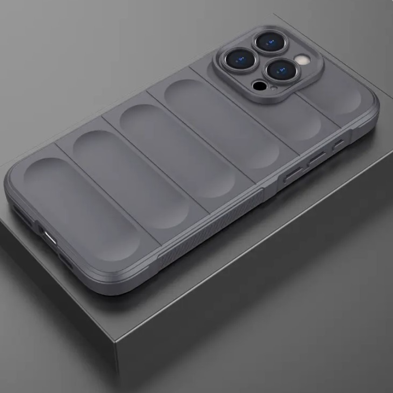 Silikonski ovitek "Valovi" za iPhone 12 Pro Max – Infostyle