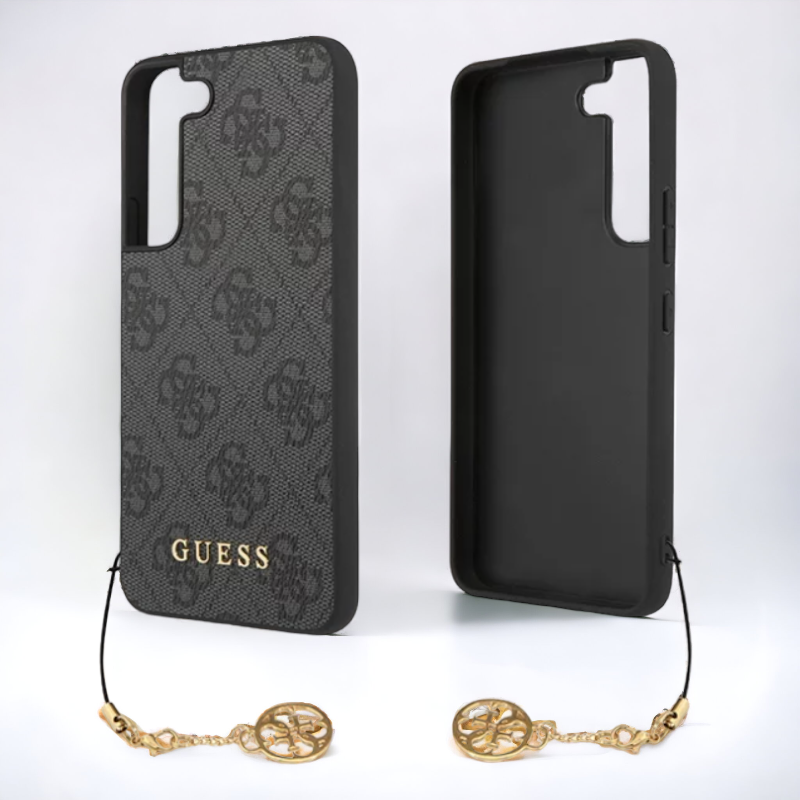 Ovitek Guess "grey charms" za Samsung Galaxy S23 Plus (GUHCS23MGF4GGR)