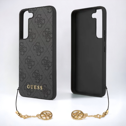 Ovitek Guess "grey charms" za Samsung Galaxy S23 Plus (GUHCS23MGF4GGR)