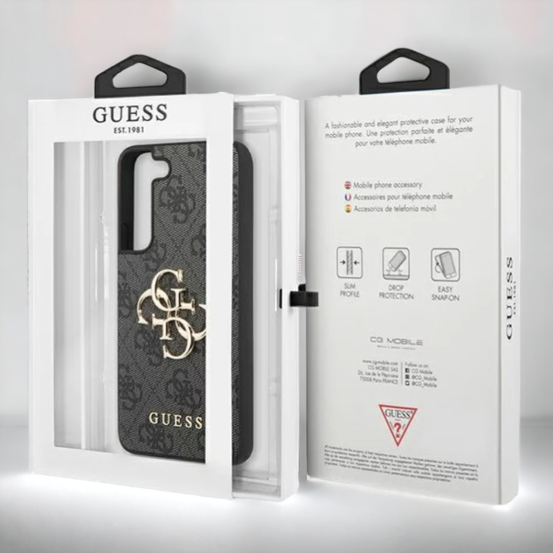 Ovitek Guess "grey 3D" za Samsung Galaxy S23 Plus (GUHCS23M4GMGGR)