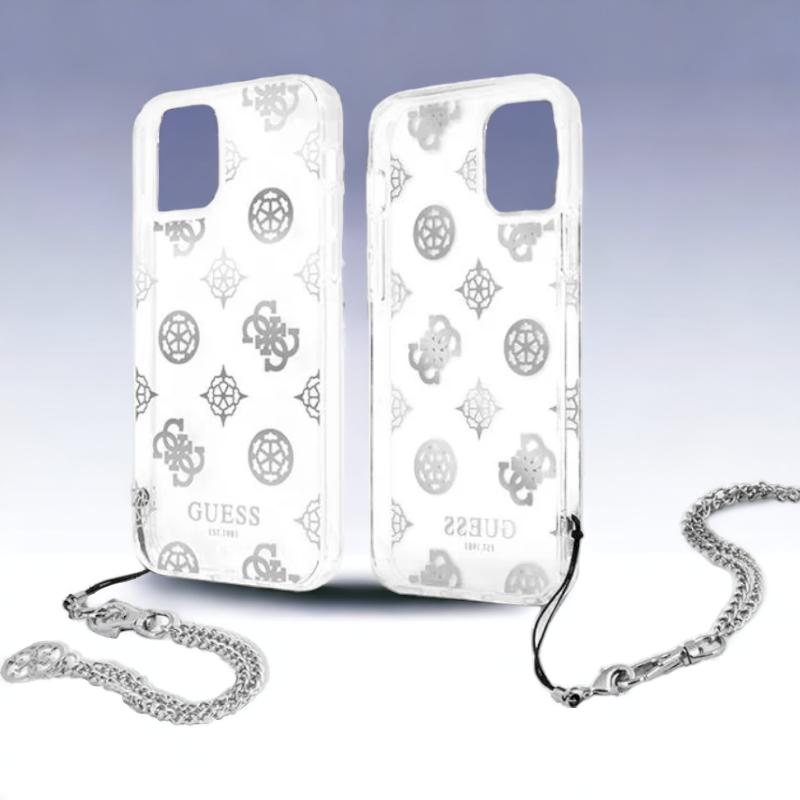 Ovitek Guess "Peony Chain" za iPhone 12 Pro Max (GUHCP12LKSPESI)