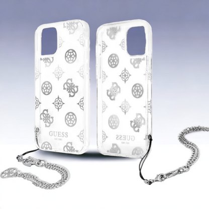 Ovitek Guess "Peony Chain" za iPhone 12 Pro Max (GUHCP12LKSPESI)