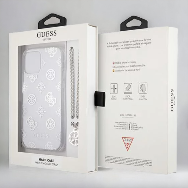 Ovitek Guess "Peony Chain" za iPhone 12 Pro Max (GUHCP12LKSPESI)