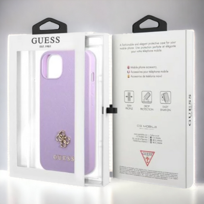 Ovitek Guess "purple mini 3D" za iPhone 13 Pro Max/12 Pro Max (GUHCP13XPS4MU)