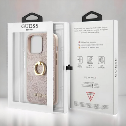 Ovitek Guess "4G Ring Stand" za iPhone 13/13 Pro (GUHCP13L4GMRPI)