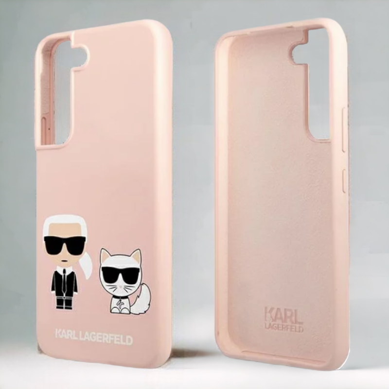Ovitek Karl Lagerfeld "Ikonik K&C" za Samsung Galaxy S22 Plus (KLHCS22MSSKCI)