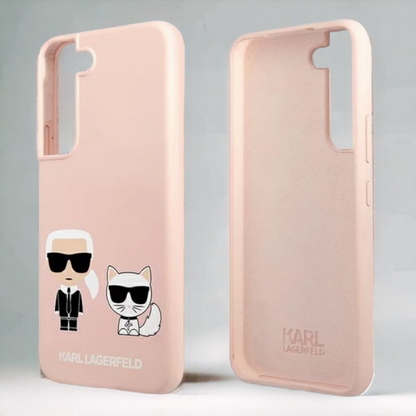 Ovitek Karl Lagerfeld "Ikonik K&C" za Samsung Galaxy S22 Plus (KLHCS22MSSKCI)