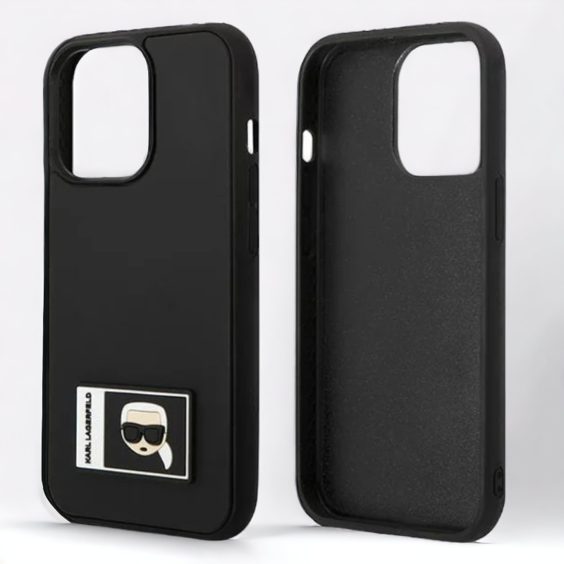 Ovitek Karl Lagerfeld "Icon" za iPhone 13 Pro Max/12 Pro Max (KLHCP13X3DKPK)