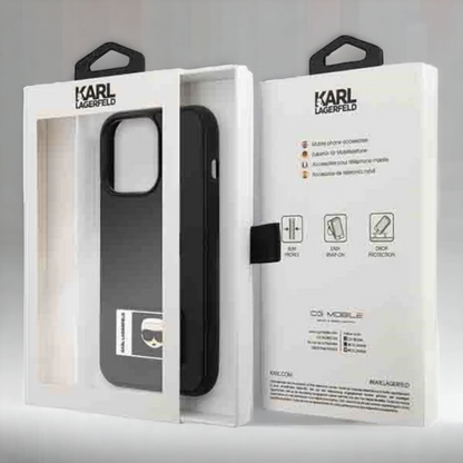 Ovitek Karl Lagerfeld "Icon" za iPhone 13/14/15 (KLHCP13M3DKPK)