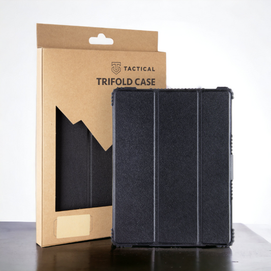 Preklopna torbica "Riot Shield Pouzdro pro" za tablični računalnik Apple iPad 10.2 2019/2020/2021 – Tactical – Črna / Um