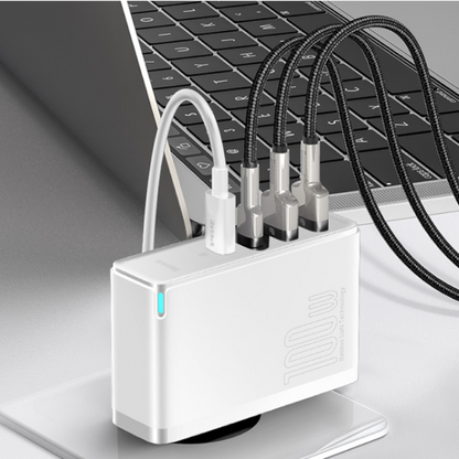Komplet Hišni polnilec "GaN 2 Pro" za hitro polnjenje in kabel USB C - 100W – Baseus