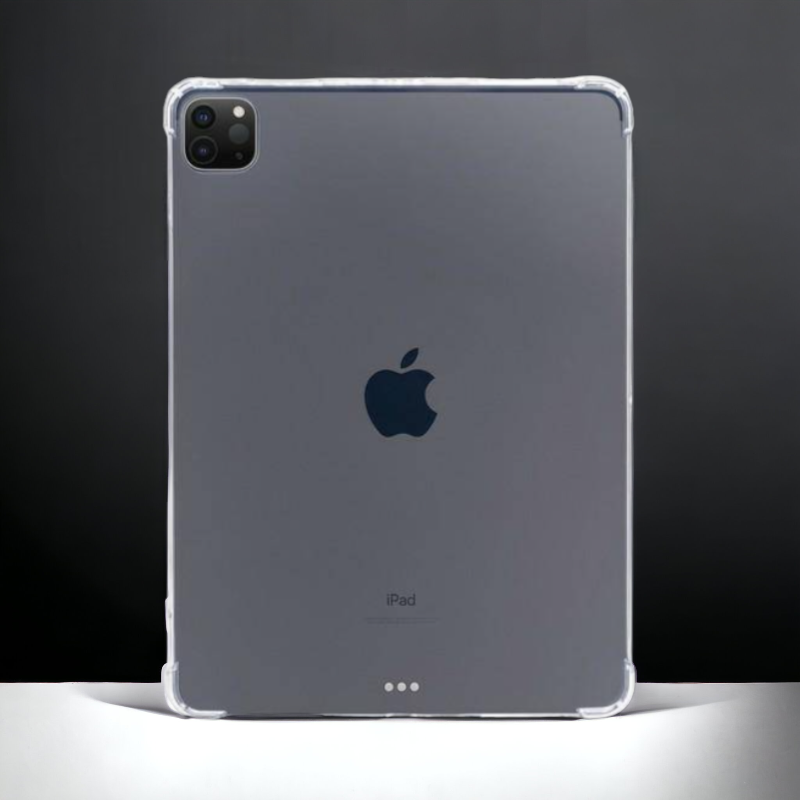 Silikonski ovitek "Bulletproof" za tablični računalnik Apple iPad Mini 6 – Mercury – Prozorna / Silikon