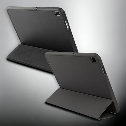 Preklopna torbica "Smart" za tablični računalnik Samsung Tab A7 Lite – Infostyle – Siva / Umetno usnje + TPU silikon