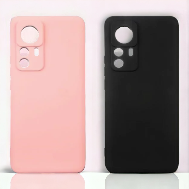 Silikonski ovitek "Beline" za Xiaomi 12T Pro – Črna / TPU silikon