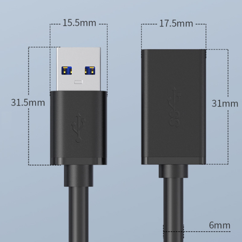 Podaljšek USB - USB 3.0 (2 različni velikosti) – Borofone