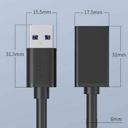 Podaljšek USB - USB 3.0 (2 različni velikosti) – Borofone