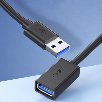 Podaljšek USB - USB 3.0 (2 različni velikosti) – Borofone – Črna / 200 cm