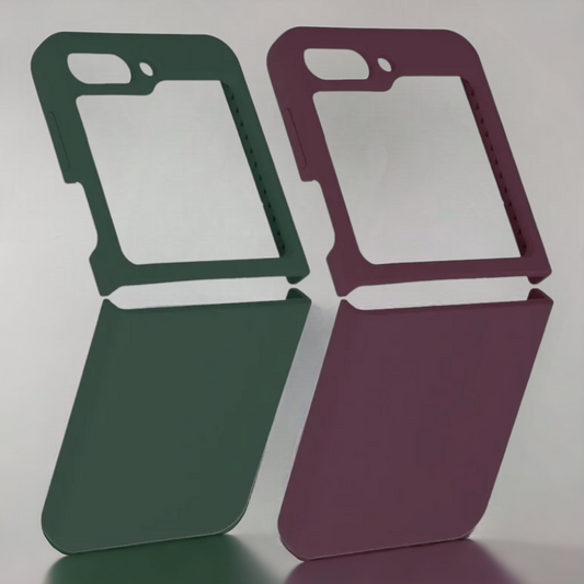 Silikonski ovitek "Soft Edge" za Samsung Galaxy Z Flip 5 – Techsuit – Vijolična / TPU silikon