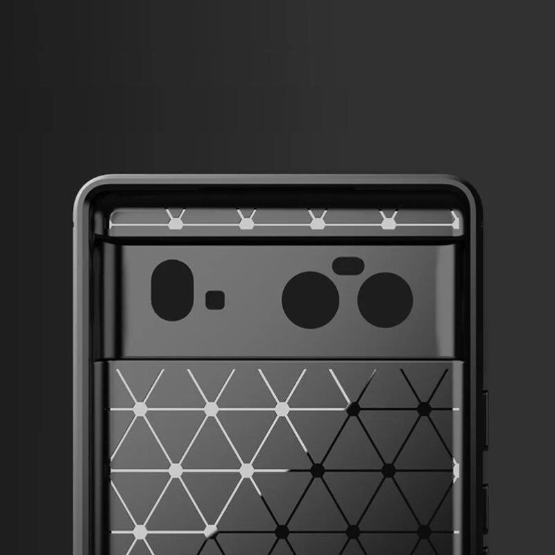 Silikonski ovitek "carbon" za Google Pixel 7 - Črna – Techsuit