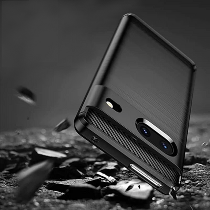 Silikonski ovitek "carbon" za Google Pixel 7 - Črna – Techsuit