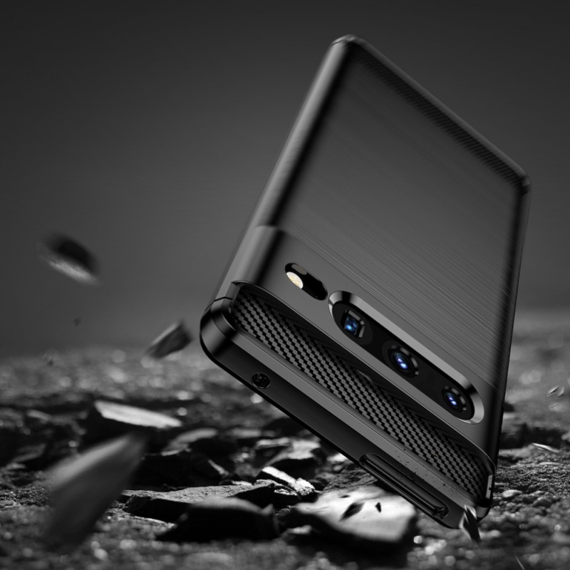Silikonski ovitek "carbon" za Google Pixel 7 Pro - Črna – Techsuit