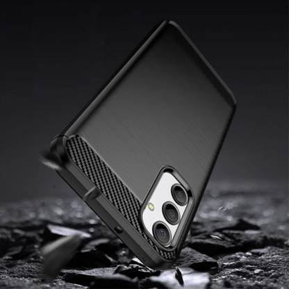 Silikonski ovitek "carbon" za Samsung Galaxy A24 - Črna – Techsuit