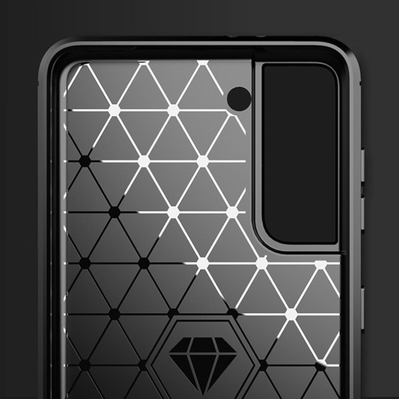 Silikonski ovitek "carbon" za Samsung Galaxy S22 Plus - Črna – Techsuit