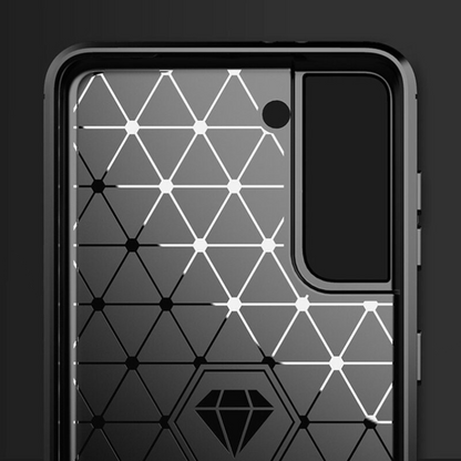 Silikonski ovitek "carbon" za Samsung Galaxy S22 Plus - Črna – Techsuit
