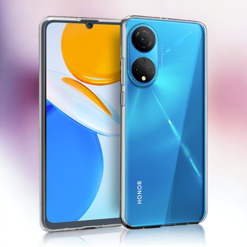 Silikonski ovitek "Clear Bulk" za Honor X7 – Techsuit – Prozorna / TPU silikon