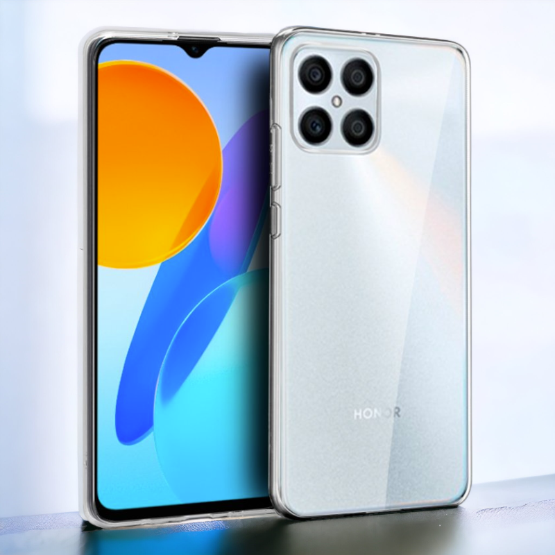 Silikonski ovitek "Clear Bulk" za Honor X8 4G – Techsuit – Prozorna / TPU silikon