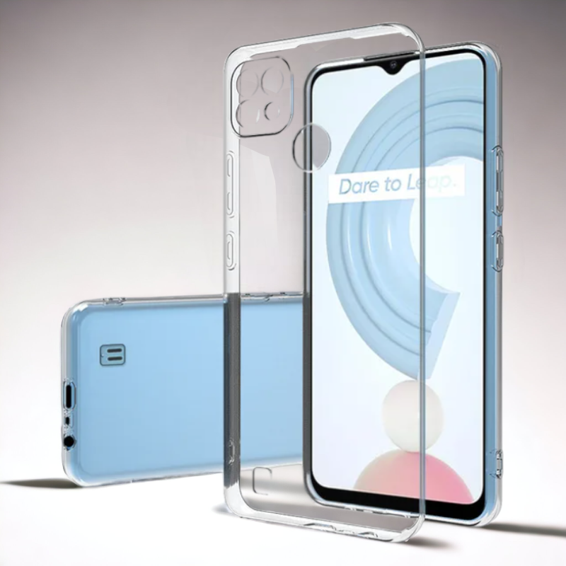 Silikonski ovitek "Clear Bulk" za Realme C11 (2021) – Techsuit – Prozorna / TPU silikon