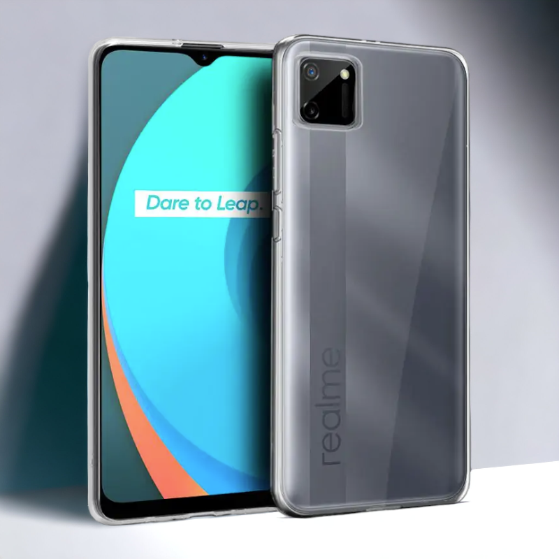 Silikonski ovitek "Clear Bulk" za Realme C11 2020 – Techsuit – Prozorna / TPU silikon