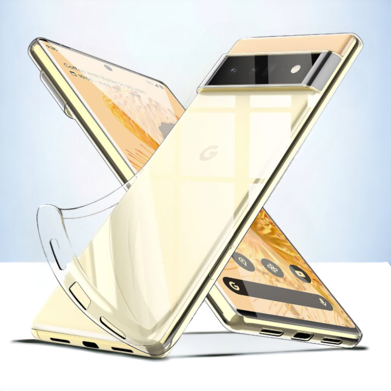 Silikonski ovitek "Clear Bulk" za Google Pixel 6 Pro – Techsuit – Prozorna / TPU silikon