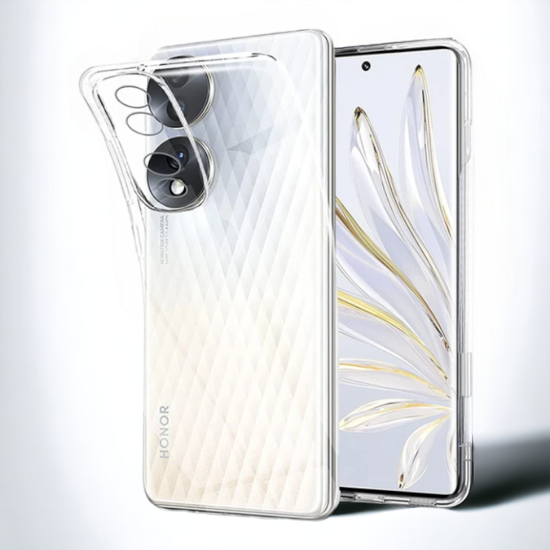 Silikonski ovitek "Clear Bulk" za Honor 90 Pro – Techsuit – Prozorna / TPU silikon