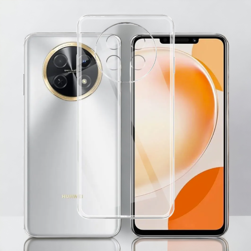Silikonski ovitek "Clear Bulk" za Huawei Nova Y91 – Techsuit – Prozorna / TPU silikon