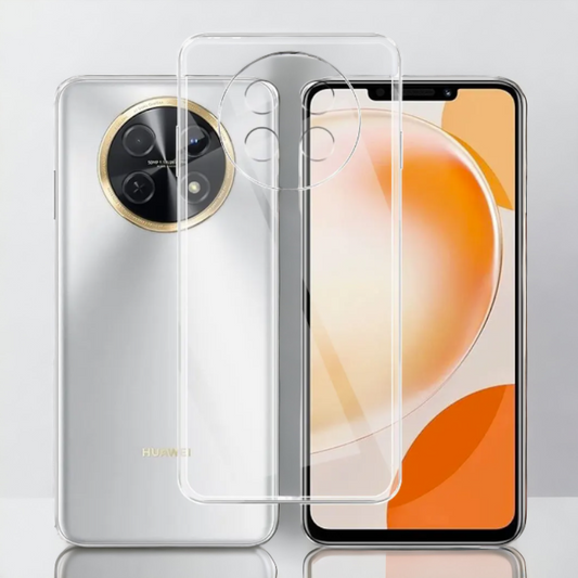 Silikonski ovitek "Clear Bulk" za Huawei Nova Y91 – Techsuit – Prozorna / TPU silikon
