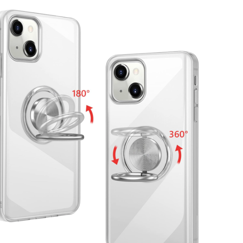 Silikonski ovitek "Silver Ring" za iPhone 14 – Infostyle