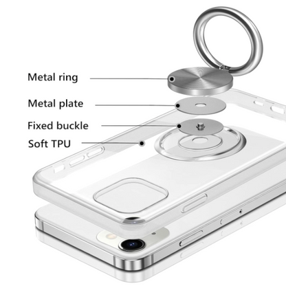 Silikonski ovitek "Silver Ring" za iPhone 14 – Infostyle