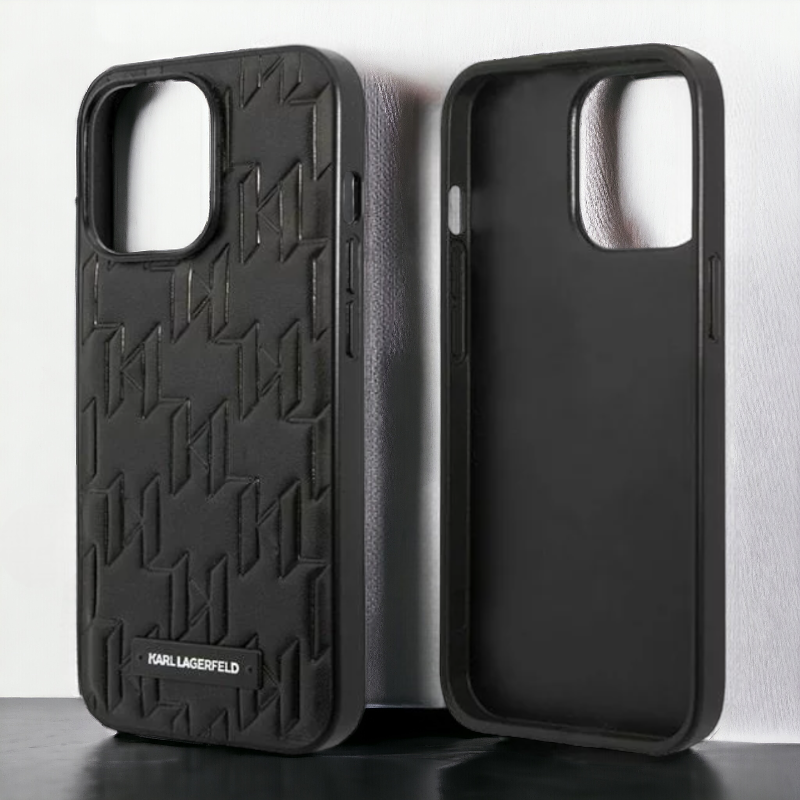 Ovitek Karl Lagerfeld "Monogram" za iPhone 13/14/15 (KLHCP13MMNMP1K)