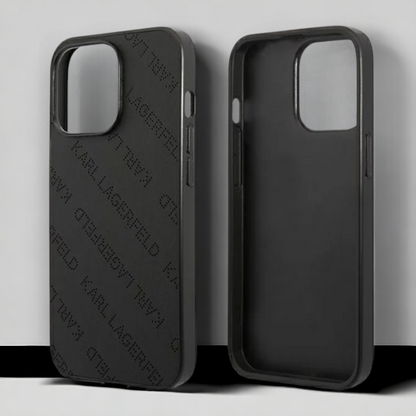 Ovitek Karl Lagerfeld "black" za iPhone 13 Pro Max/12 Pro Max (KLHCP13XPTLK)