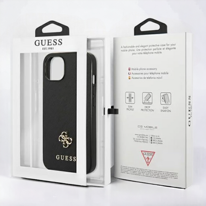Ovitek Guess "black mini 3D" za iPhone 13 Pro (GUHCP13LPS4MK)